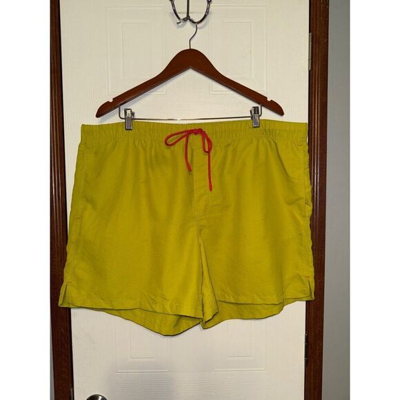 Duluth Trading Co Pull On Quick Dry Lime Green Shorts Size XXL - Picture 1 of 13